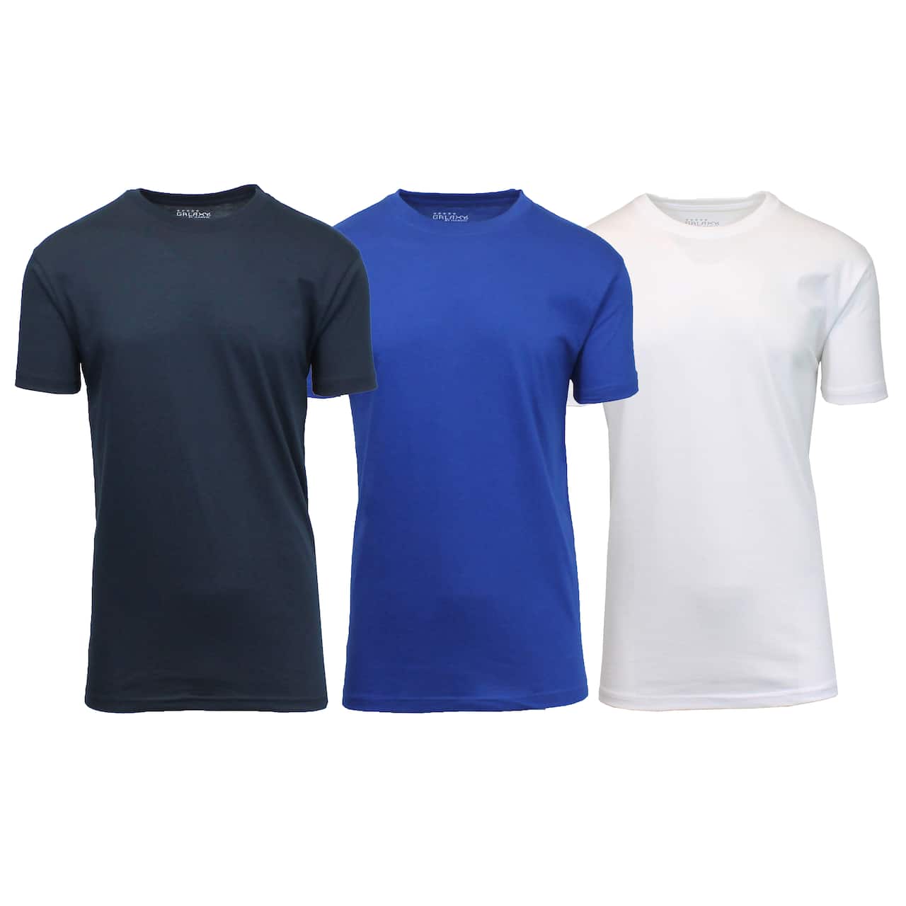 Galaxy By Harvic Crew Neck Men's T-Shirt 3 Pack